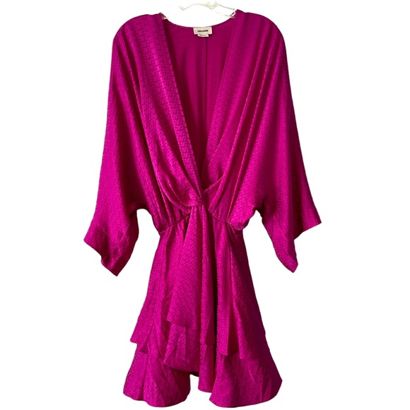 Zadig & Voltaire Women's Silk Cyclamen Pink Hailey Dress in Size XS - Picture 1 of 14